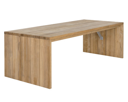 NAHLA VIGA DINING TABLE - NATURAL - 94.5"