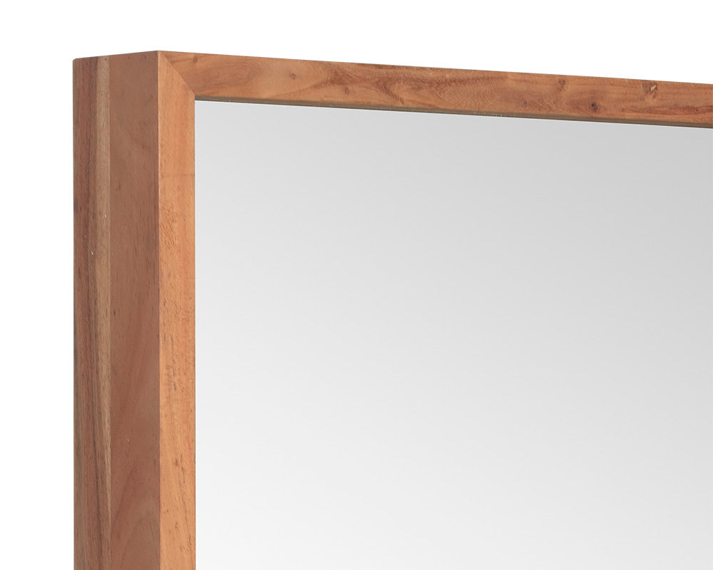 NAHLA FRESNO FLOOR MIRROR - NARROW - NATURAL