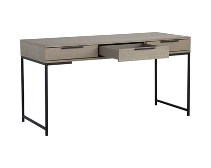 NAHLA REBEL DESK - BLACK - TAUPE