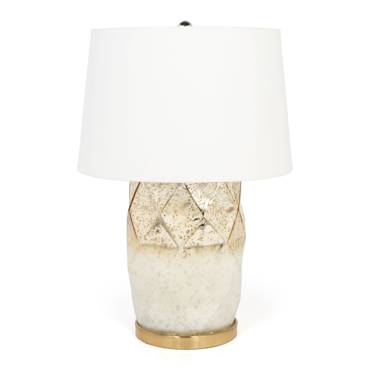 Lavinia 22" Gold Glass Table Lamp