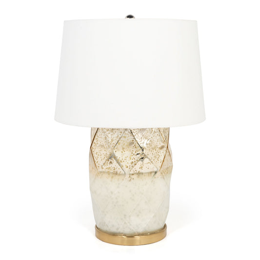 Lavinia 22" Gold Glass Table Lamp