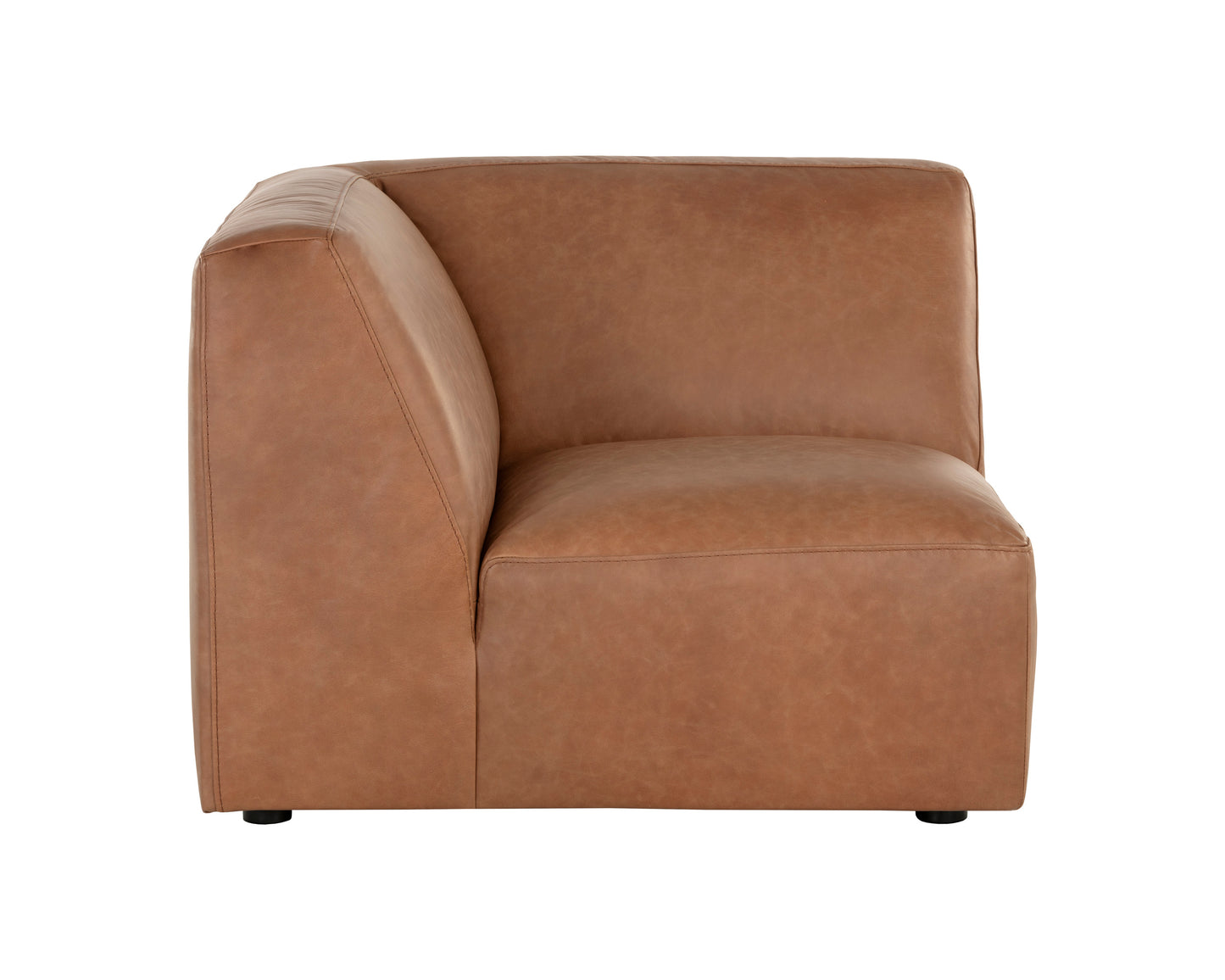 NAHLA WATSON MODULAR - CORNER CHAIR - MARSEILLE CAMEL LEATHER