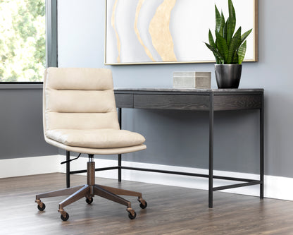 NAHLA STINSON OFFICE CHAIR - BRAVO CREAM