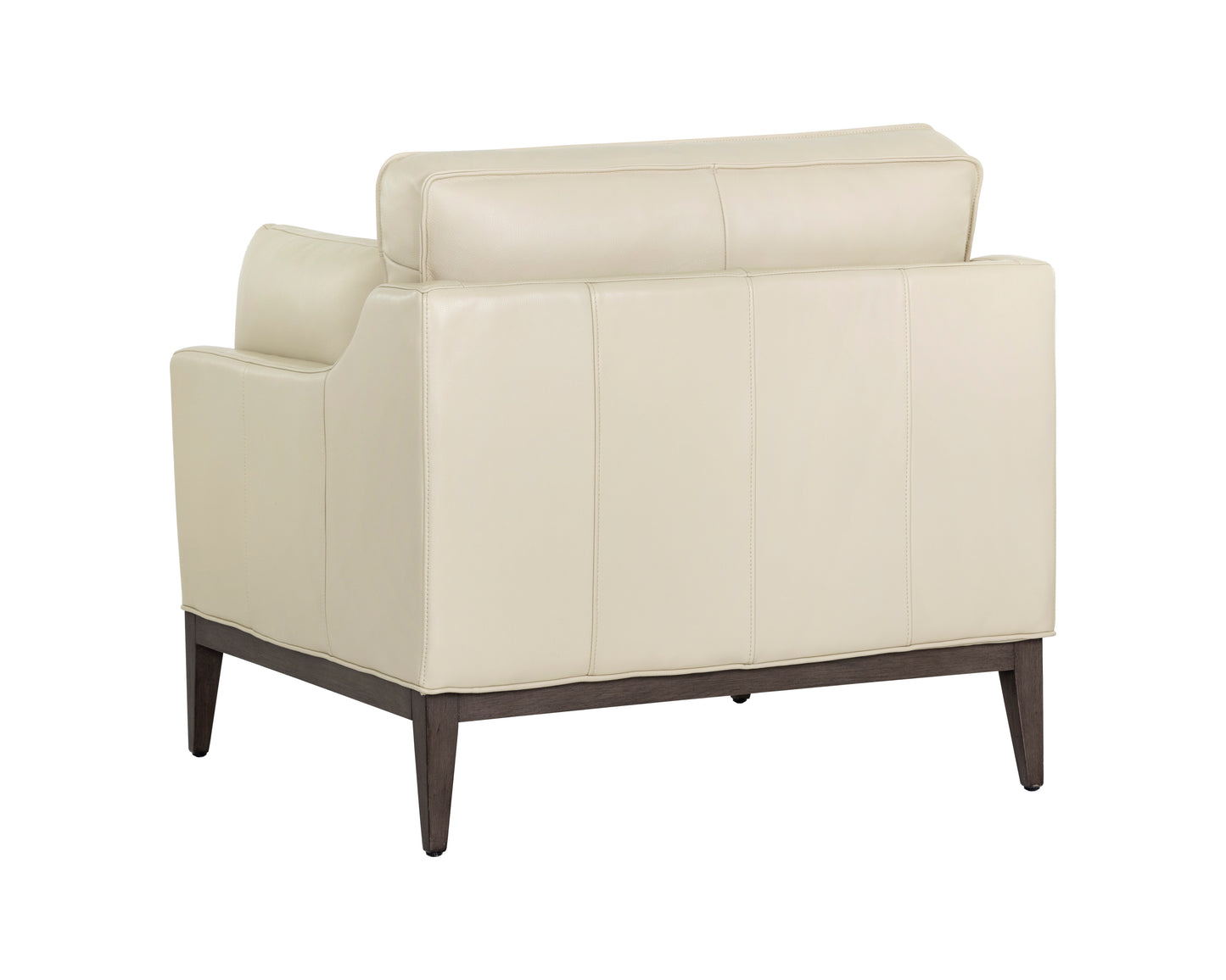 NAHLA MACKENZIE ARMCHAIR - ASTORIA CREAM LEATHER