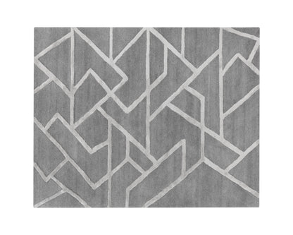 NAHLA ZIZI HAND-TUFTED RUG - GREY - 8' X 10'