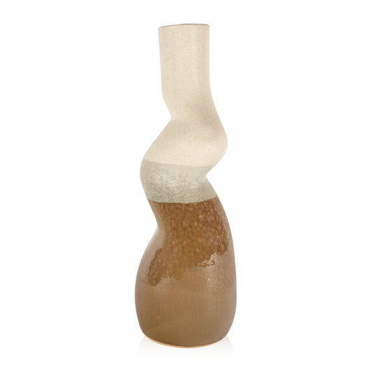 Malone Ceramic Floor Vase, Small