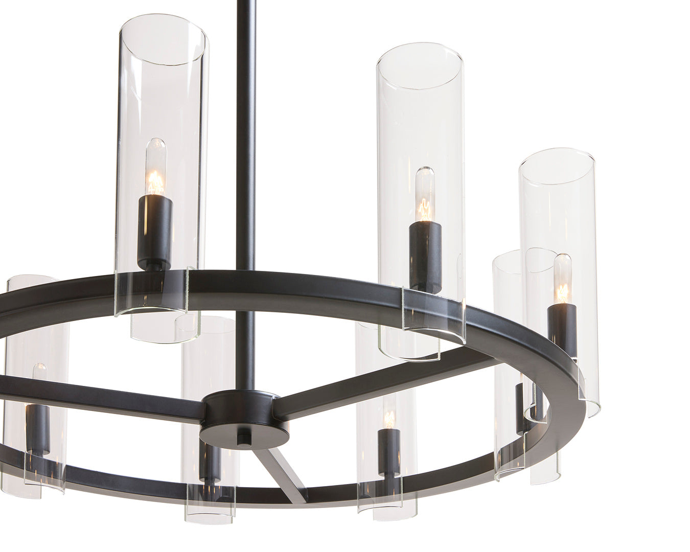 NAHLA CLARABELLE CHANDELIER - SMALL - BLACK