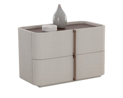 NAHLA JAMILLE NIGHTSTAND - LARGE - CREAM