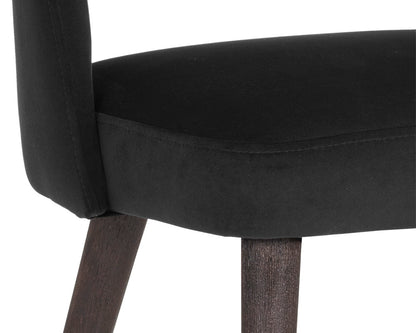 NAHLA MONAE DINING CHAIR - ABBINGTON BLACK