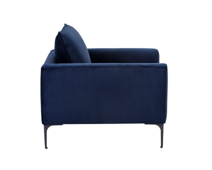 NAHLA VIRGO ARMCHAIR - METROPOLIS BLUE