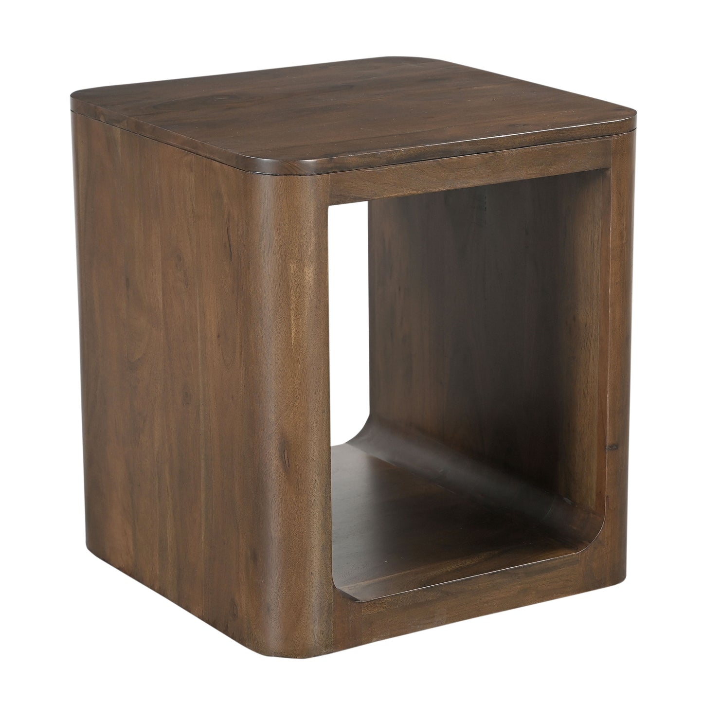 Presley End Table, Dark Walnut