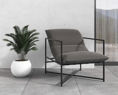 NAHLA MALLORCA LOUNGE CHAIR - GRACEBAY GREY