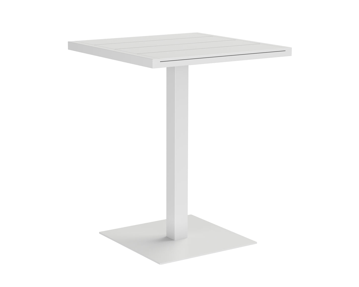 NAHLA MERANO BAR TABLE - WHITE