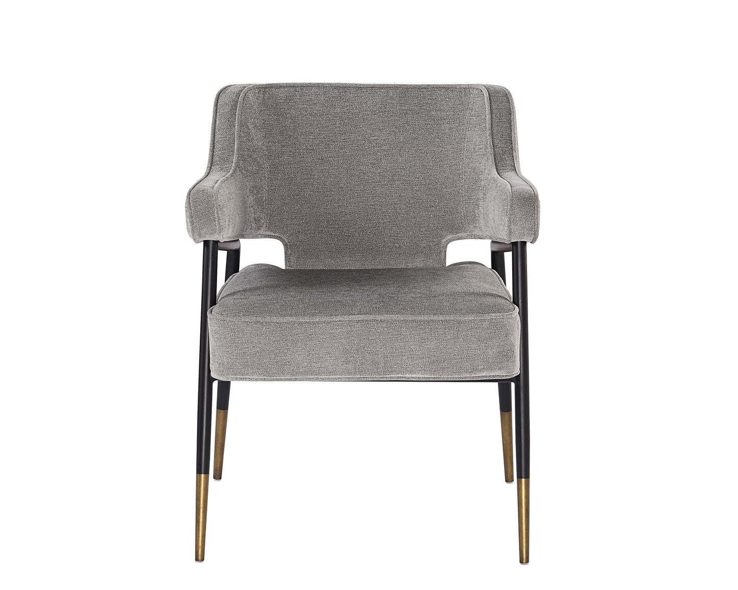 NAHLA DEROME DINING ARMCHAIR - POLO CLUB STONE