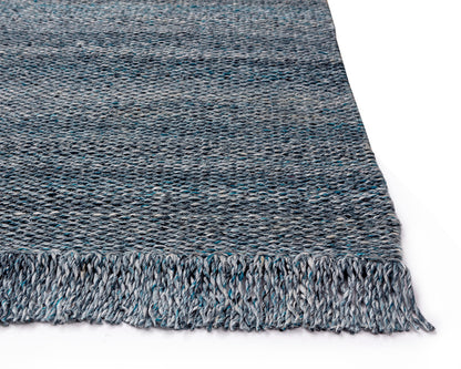 NAHLA LINDAU HAND-WOVEN RUG - TEAL - 9' X 12'