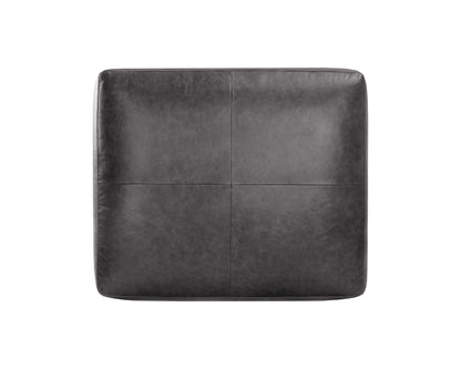 NAHLA WATSON MODULAR - OTTOMAN - MARSEILLE BLACK LEATHER