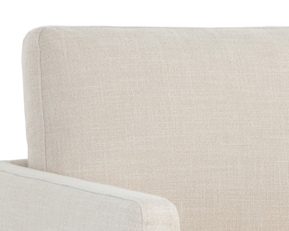 NAHLA PORTMAN SWIVEL LOUNGE CHAIR - EFFIE LINEN