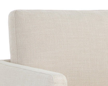 NAHLA PORTMAN SWIVEL LOUNGE CHAIR - EFFIE LINEN