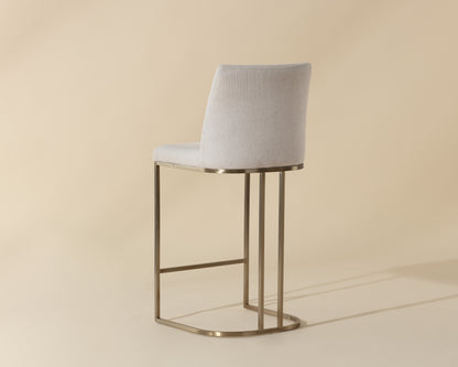 NAHLA RAYLA COUNTER STOOL - BELFAST OATMEAL