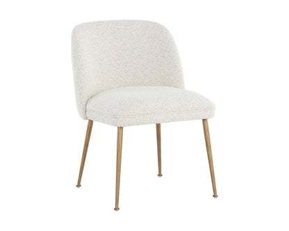 NAHLA LYNE DINING CHAIR - COPENHAGEN WHITE