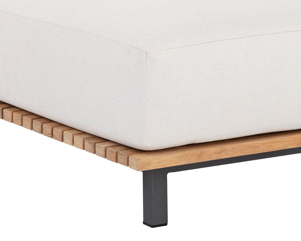 NAHLA GENEVE MODULAR - OTTOMAN - PALAZZO CREAM