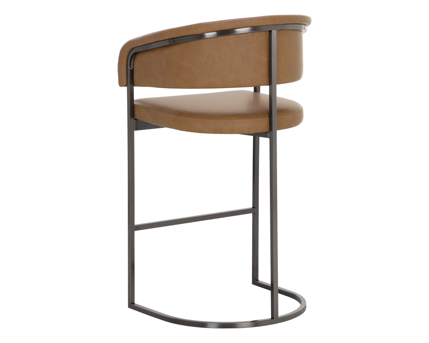 NAHLA MARRIS BARSTOOL - GUNMETAL - MILLIKEN COGNAC