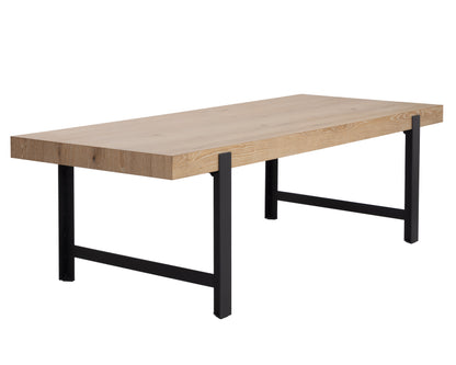 NAHLA ROSSO DINING TABLE - 94.5"