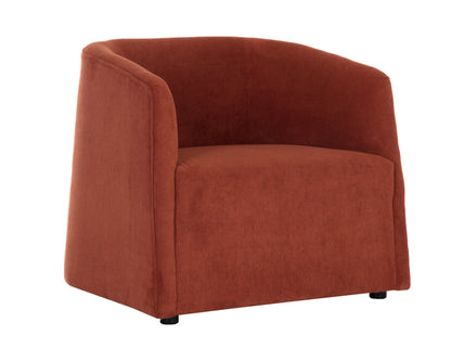 NAHLA SERENADE LOUNGE CHAIR - TREASURE RUSSET