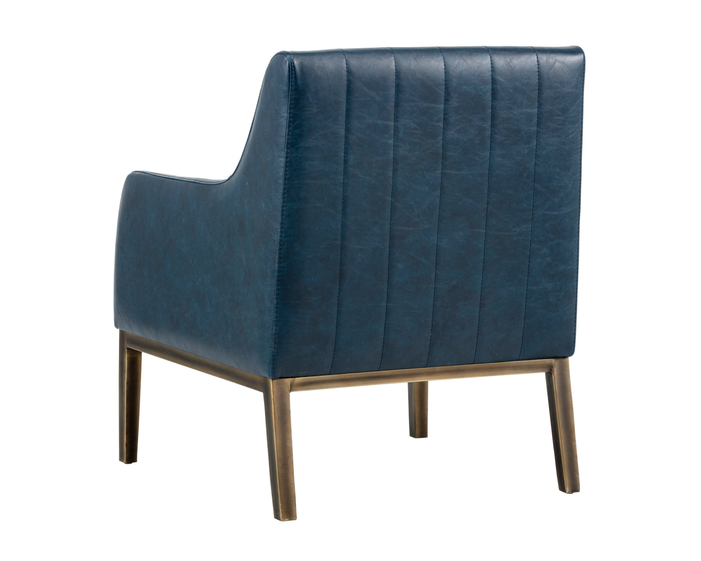 NAHLA WOLFE LOUNGE CHAIR - VINTAGE BLUE