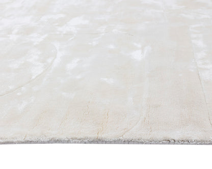 NAHLA CARUSO HAND-LOOMED RUG - CREAM / IVORY - 6' X 9'