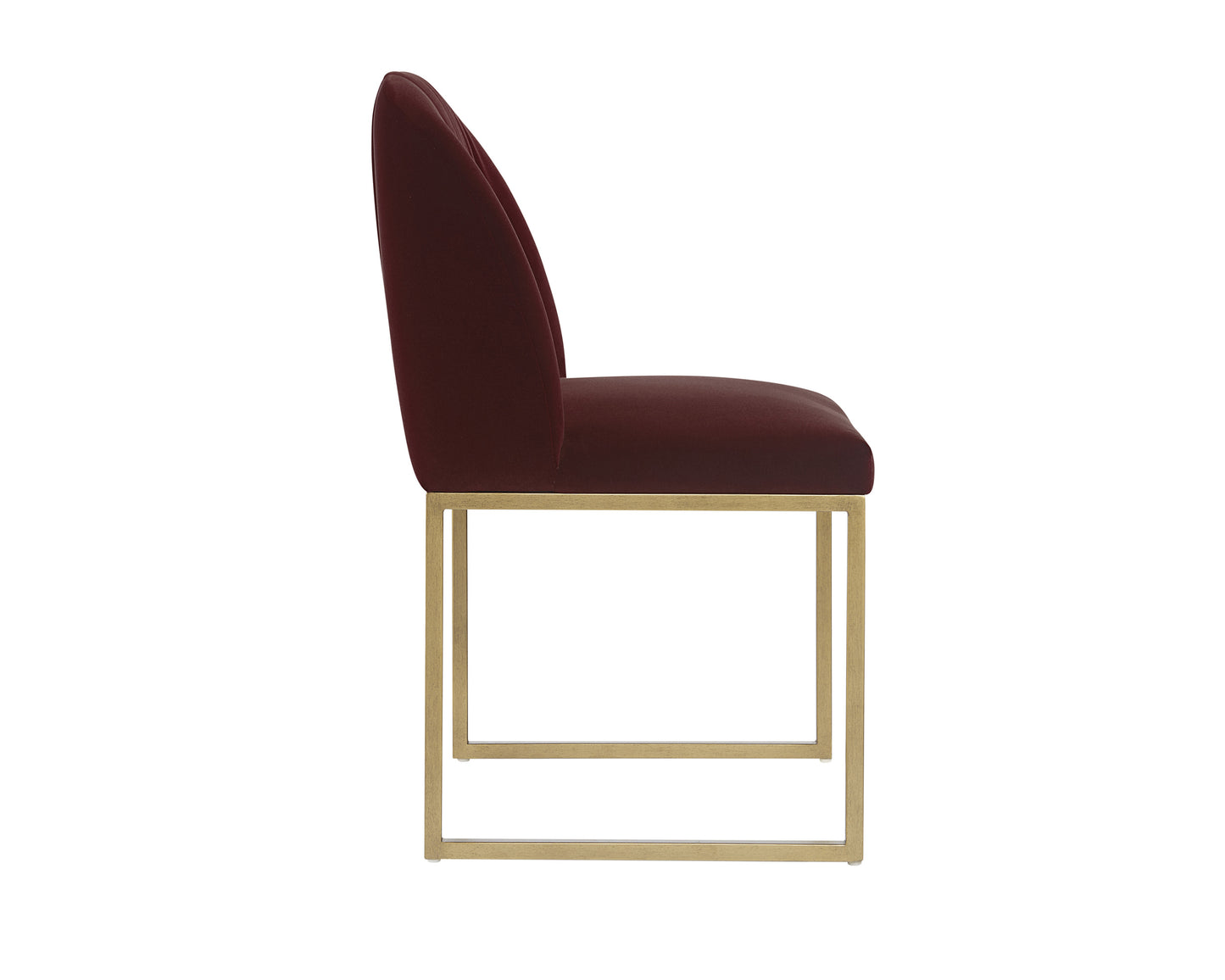 NAHLA NEVIN DINING CHAIR - MERLOT