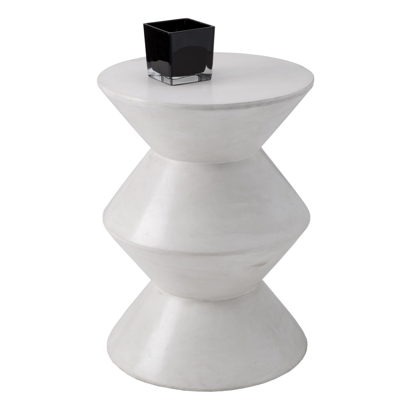 NAHLA UNION END TABLE - WHITE