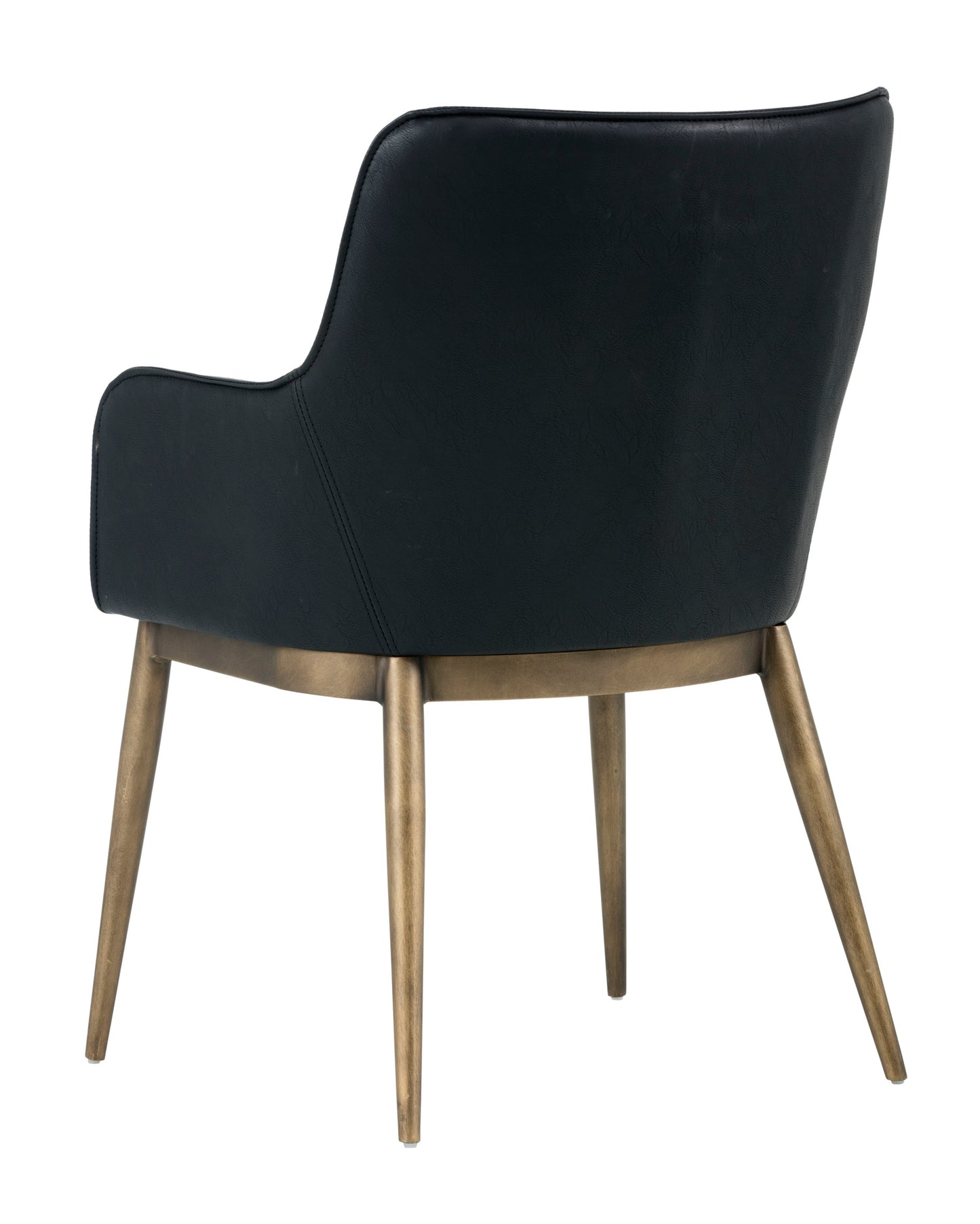 NAHLA FRANKLIN DINING ARMCHAIR - VINTAGE BLACK