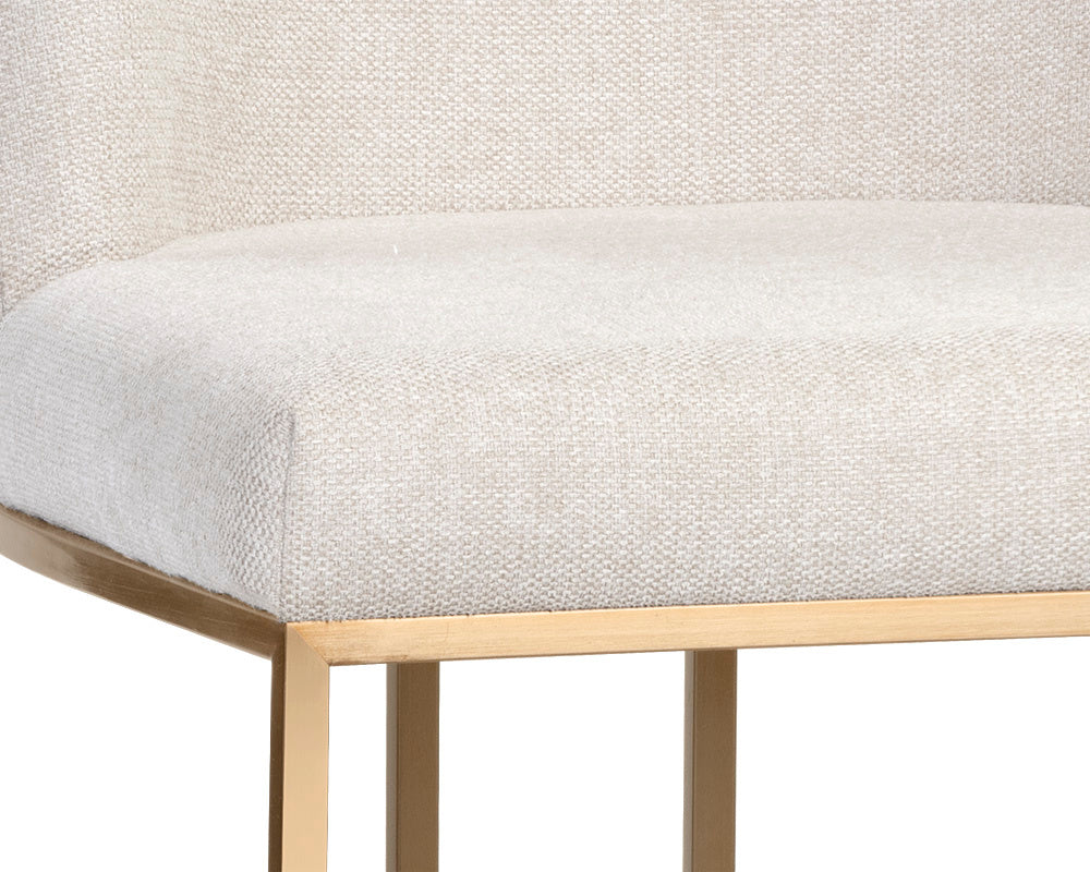 NAHLA RAYLA DINING CHAIR - BELFAST OATMEAL