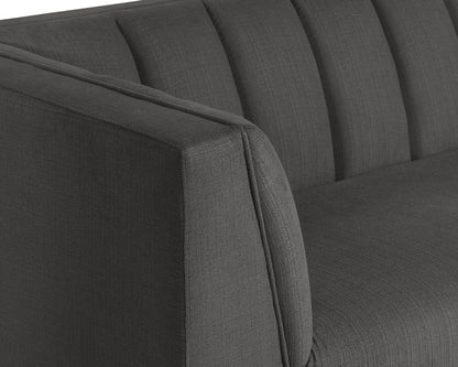 NAHLA PARKER SOFA - ZENITH GRAPHITE GREY