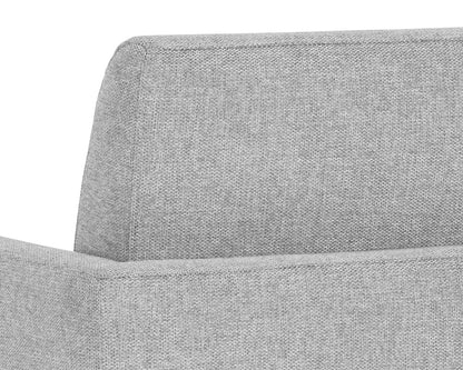 NAHLA LORILYN LOUNGE CHAIR - BELFAST HEATHER GREY