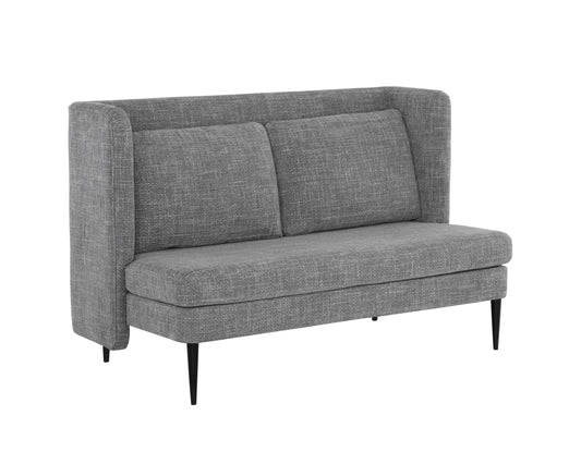 NAHLA SANTOS 2 SEATER SOFA - CHACHA GREY