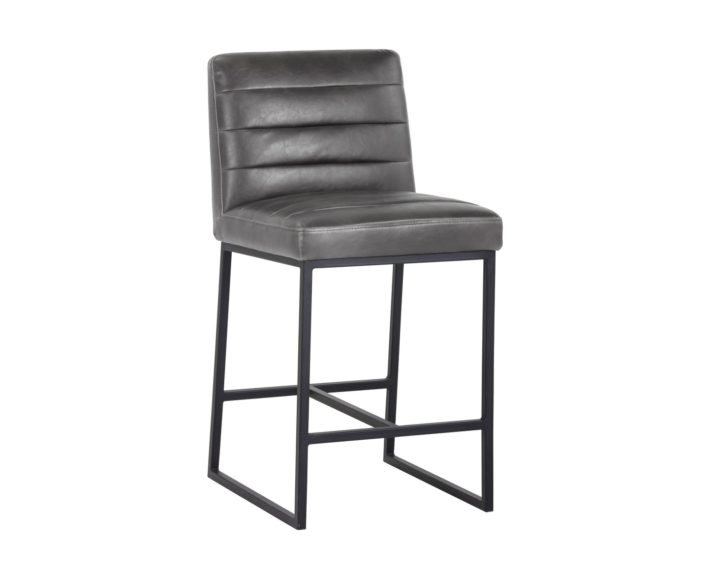 NAHLA SPYROS COUNTER STOOL - OVERCAST GREY