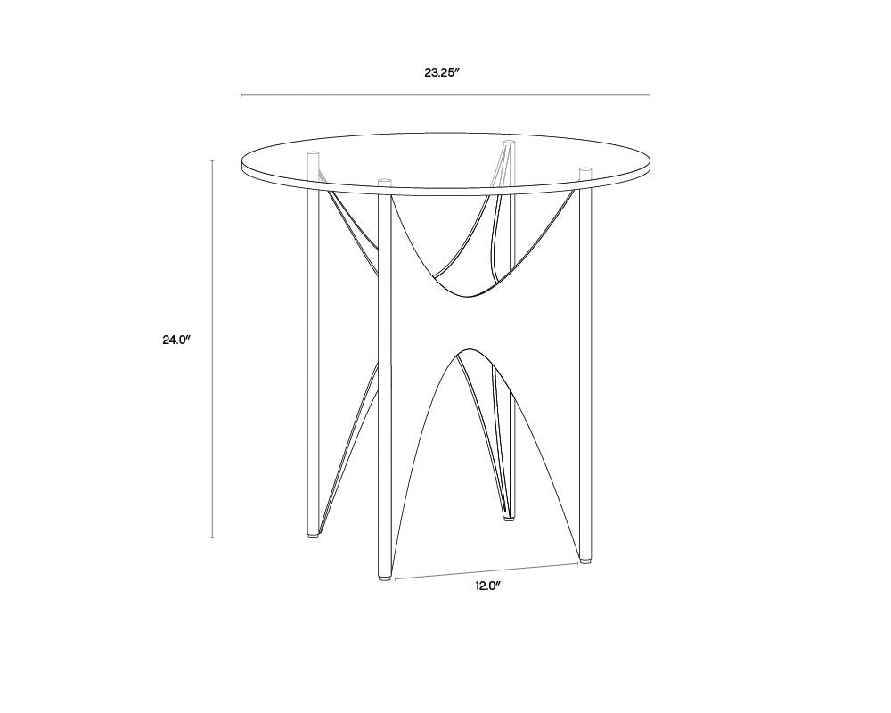 NAHLA LONDON SIDE TABLE