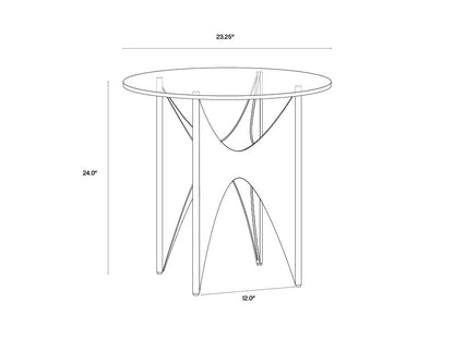 NAHLA LONDON SIDE TABLE