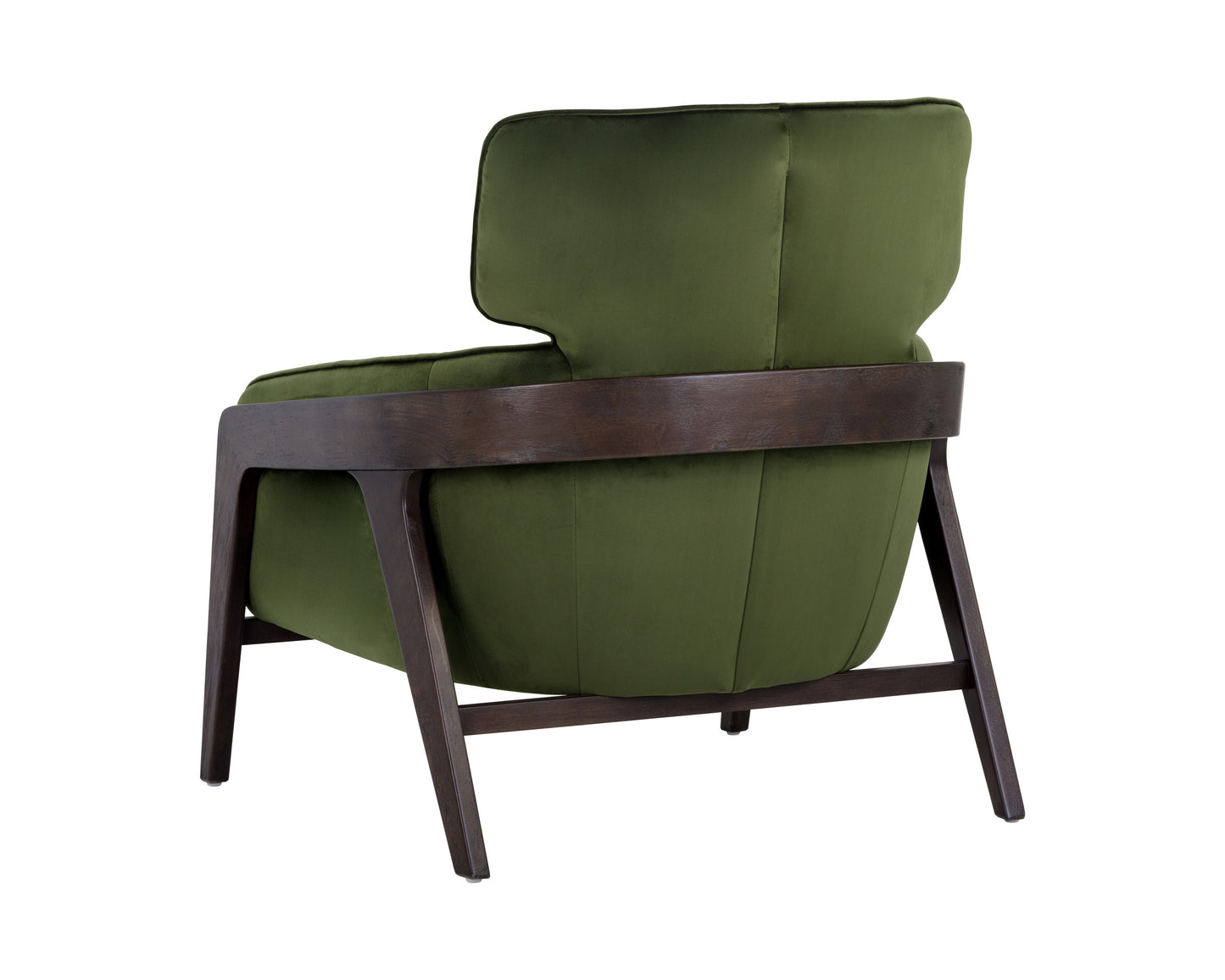 NAHLA MAXIMUS LOUNGE CHAIR - MOSS GREEN