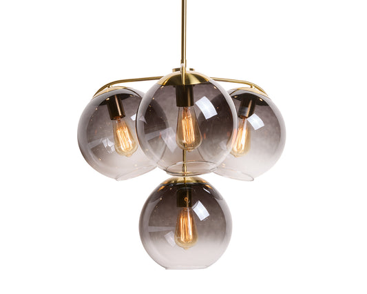 NAHLA KAMARA CHANDELIER - BRASS