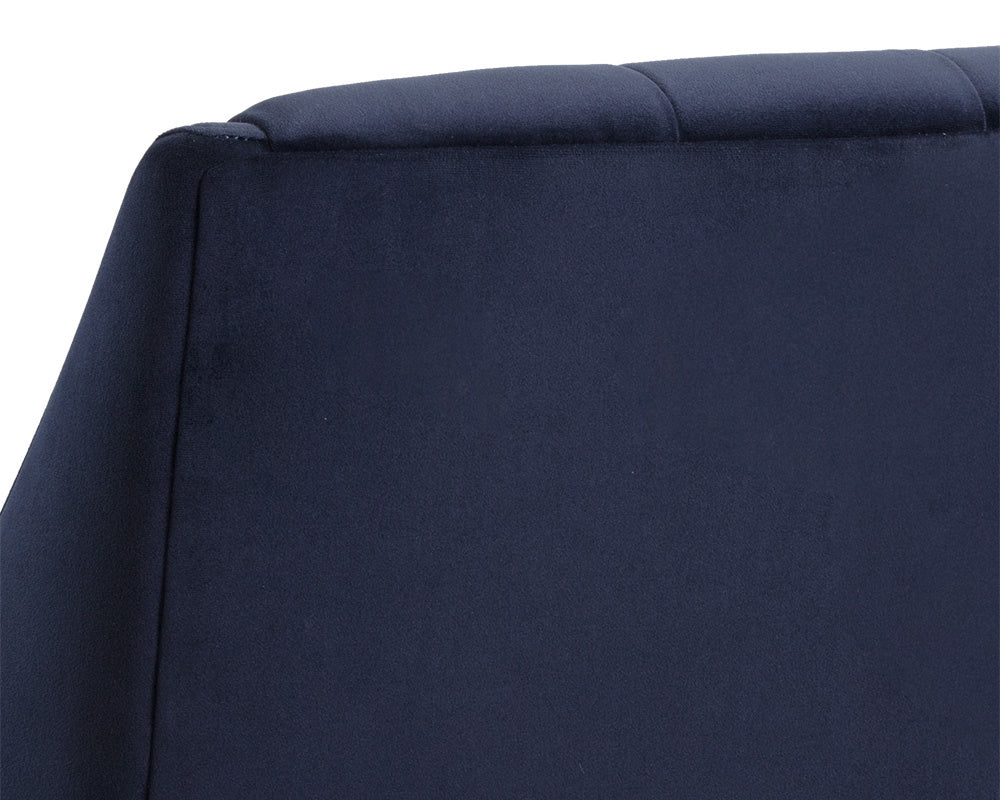 NAHLA PATRICE LOUNGE CHAIR - ABBINGTON NAVY