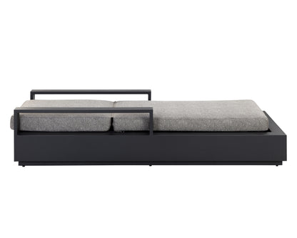 NAHLA TAVIRA LOUNGER - CHARCOAL - LANIKAI SALT AND PEPPER