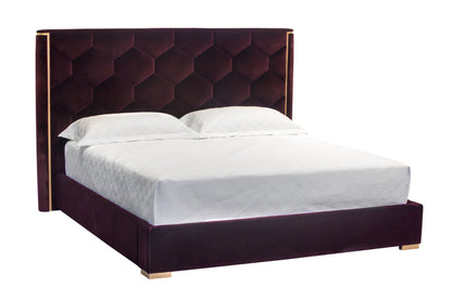 NAHLA VIOLA BED - KING - GIOTTO CABERNET