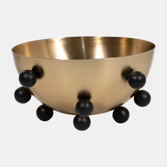 Metallic Bubble Bowl