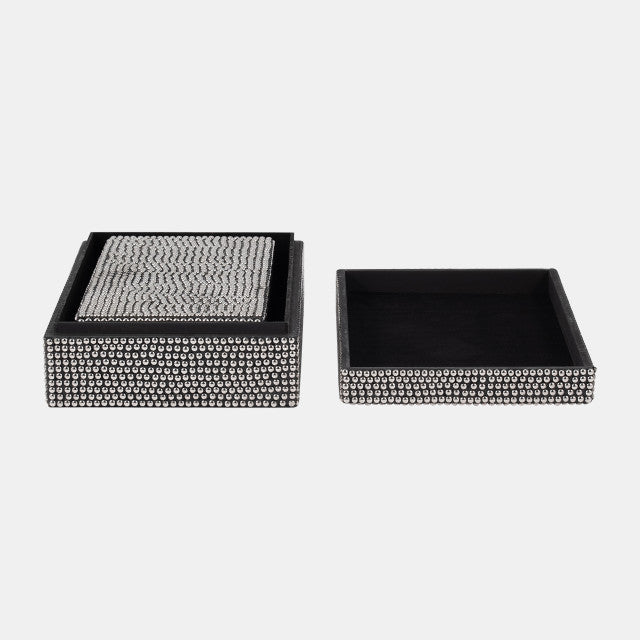 Metallic Studded Boxes