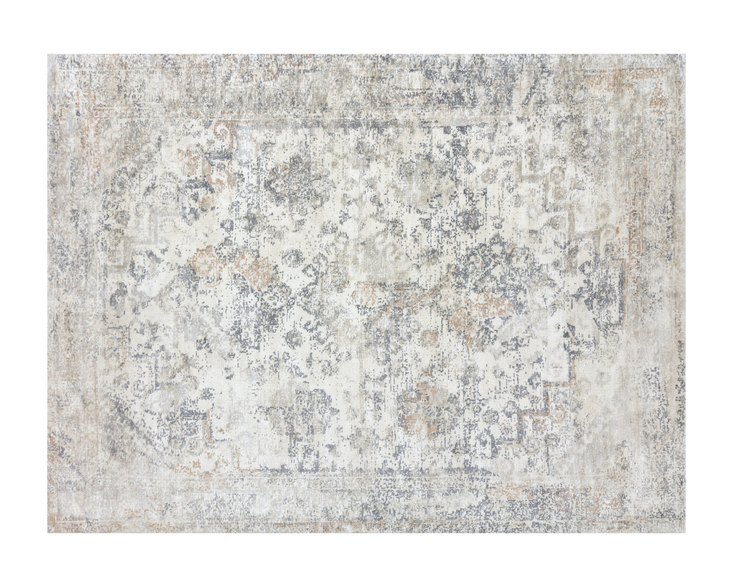 NAHLA ZAGORA LOOM-KNOTTED RUG - GREY - 9' X 12'