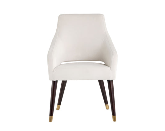 NAHLA ADELAIDE DINING ARMCHAIR - CALICO CREAM