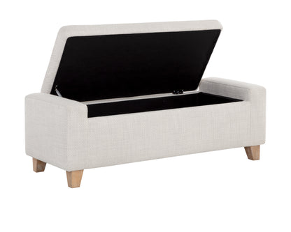 NAHLA HARTLEY STORAGE BENCH - NATURAL - MOTO STUCCO